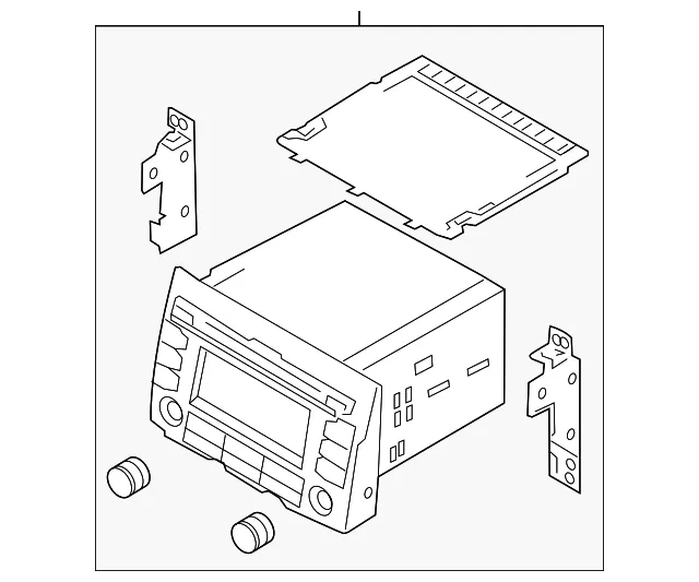 Radio - Kia (R6190-3W930WK)