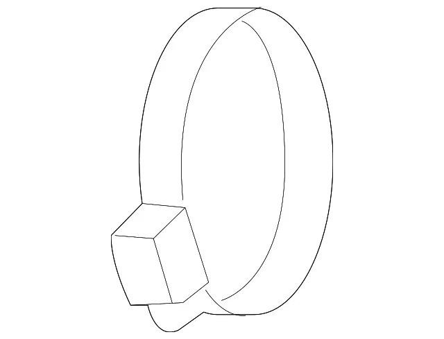 Air Inlet Pipe Clamp - Passenger Side (RH) - Mazda (SHY1-13-737)