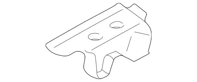 Upper Plate - Passenger Side (RH) - Mazda (T001-53-590)