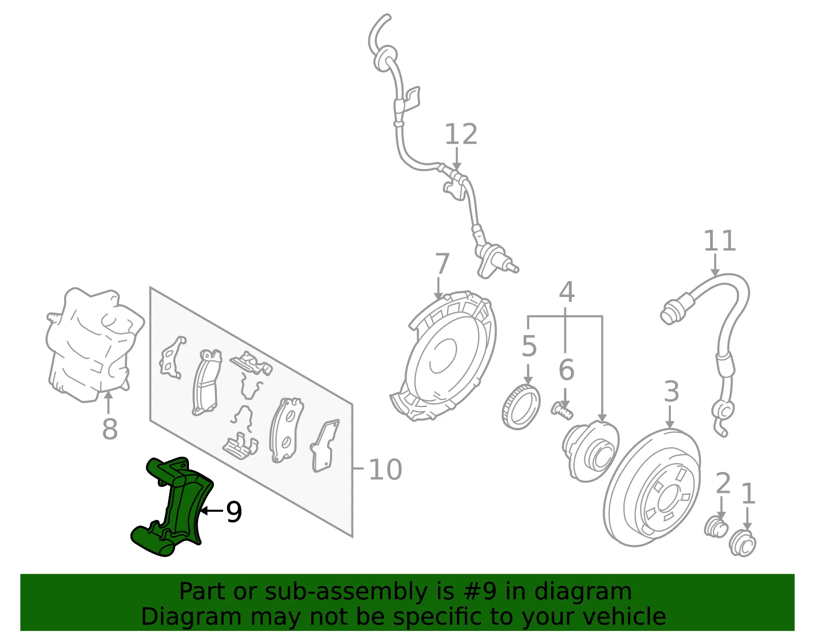 Support Mounting - MAZDA (TA0126281) - view 2