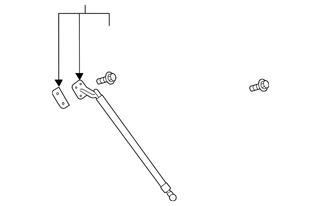 Lift-Gate Lift Support - Mazda (TC3K-62-620B)