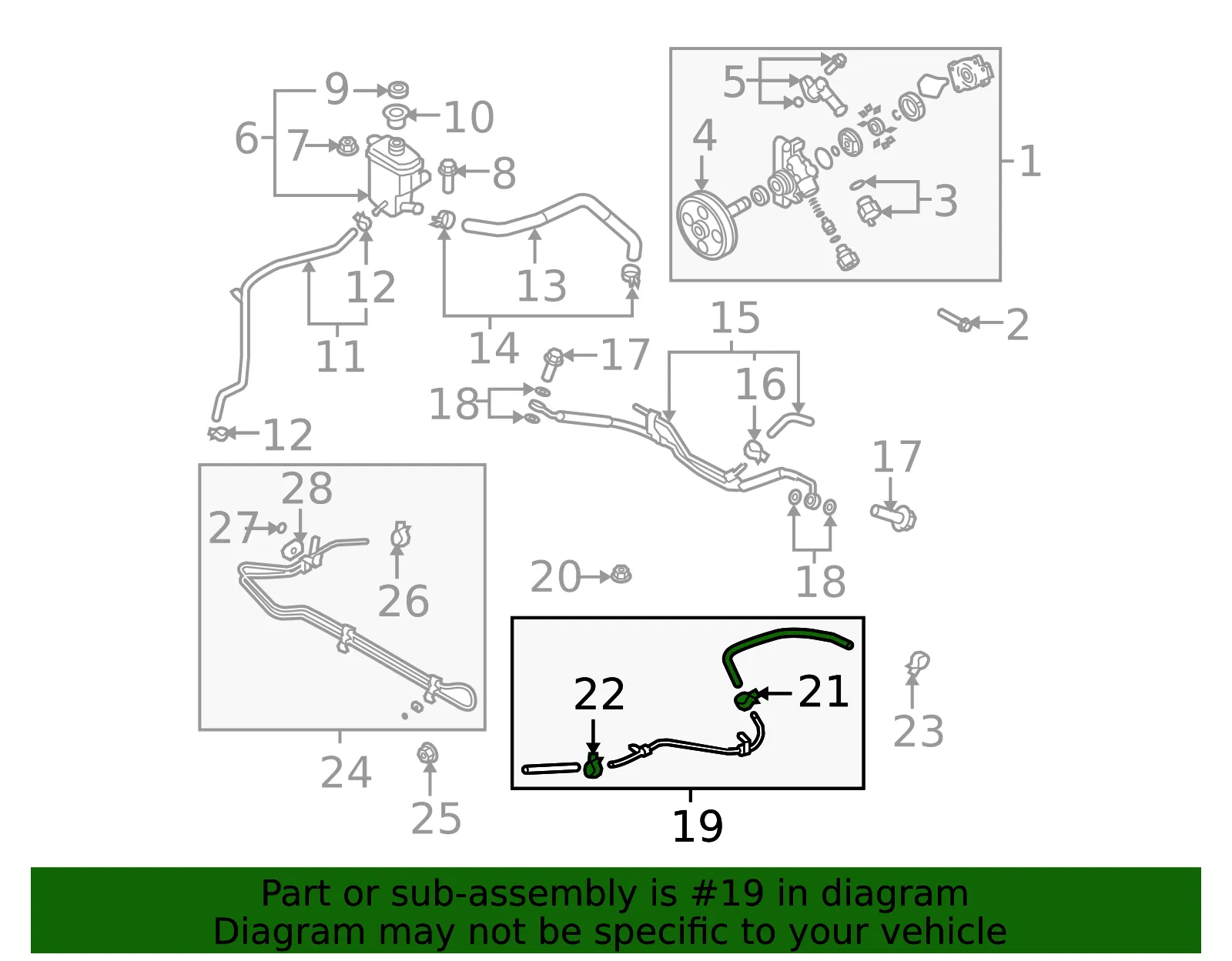Return Hose - Mazda (TD11-32-68X) - view 3