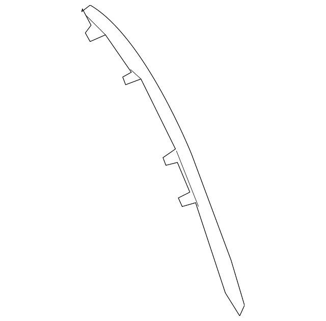 Panel Decoration - Passenger Side (RH) - Mazda (TD11-55-150C)