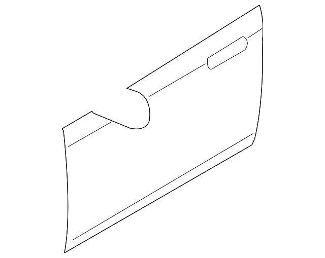Outer Panel - Passenger Side (RH) - Mazda (TD11-58-031)