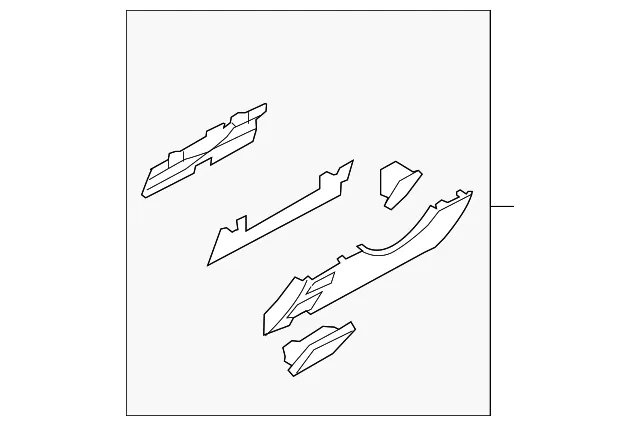 Panel Lower - MAZDA (TE696428002)