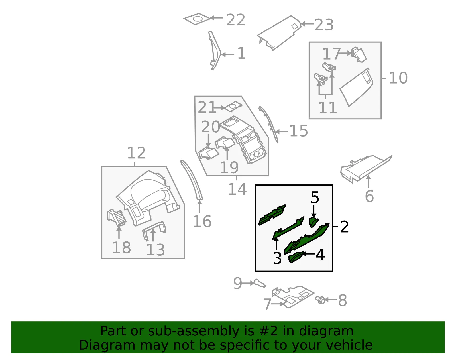 Panel Lower - Mazda (te696428034) - view 2