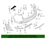 Side Retainer - Driver's Side (LH) - Mazda (TK48-50-2J1B) - view 5
