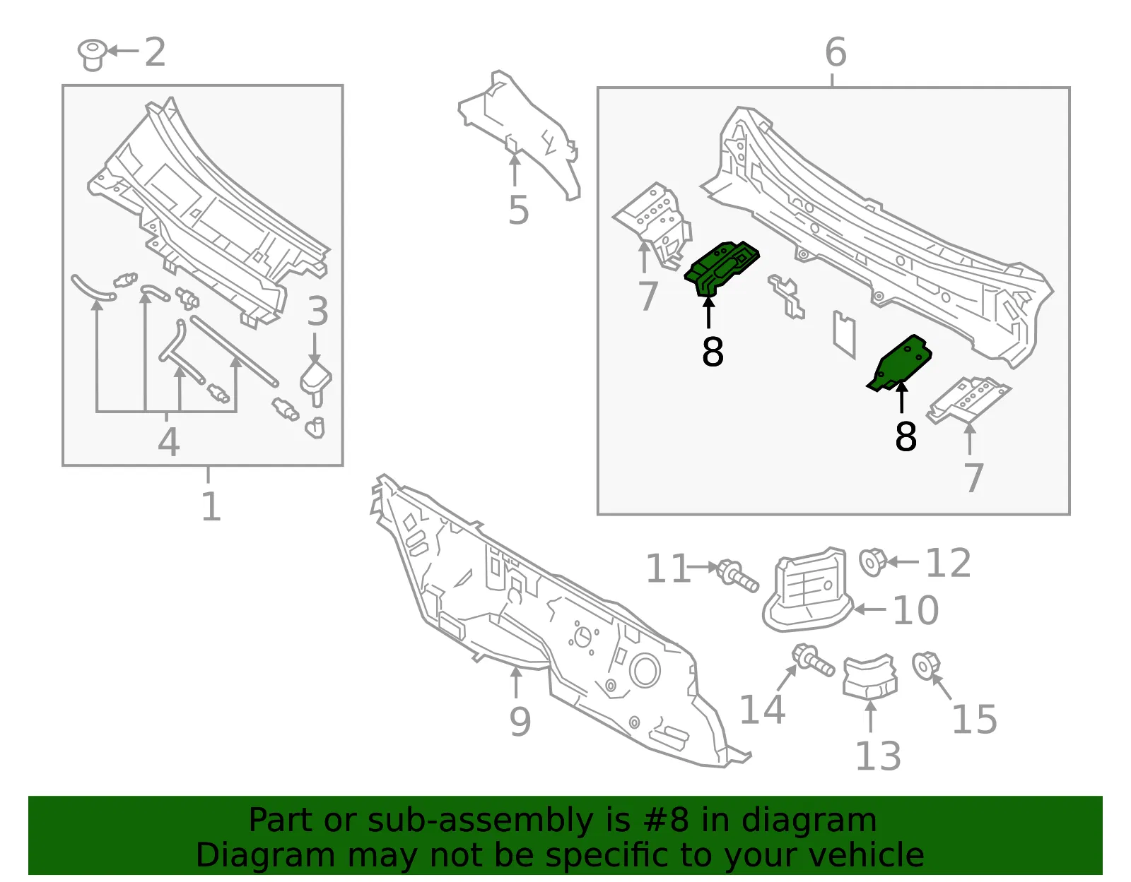 Support Bracket - Passenger Side (RH) - Mazda (TK48-53-5DX) - view 2