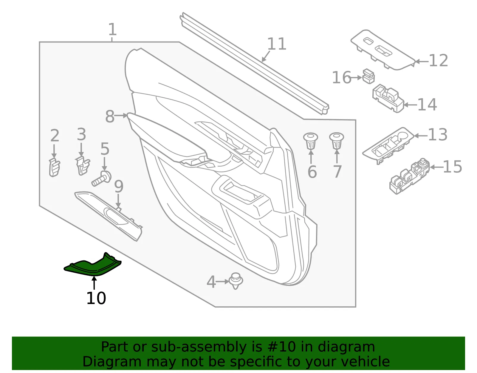 Cap - Driver's Side (LH) - Mazda (TK48-68-D82A-02) - view 2