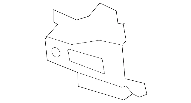 Lower Support - Passenger Side (RH) - Mazda (TK48-70-13X)
