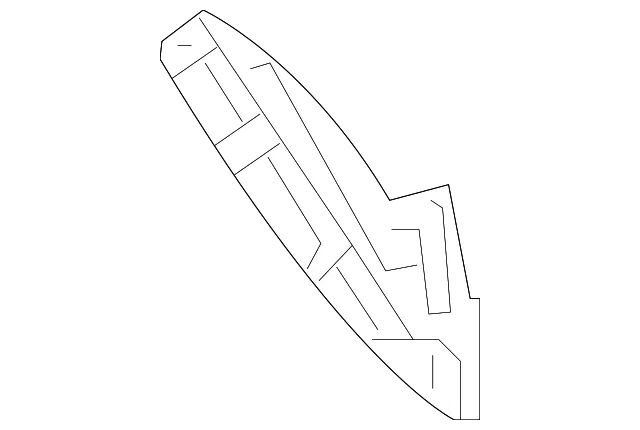 Lower Extension Protector - Driver's Side (LH) - Mazda (TK54-51-9B5B)