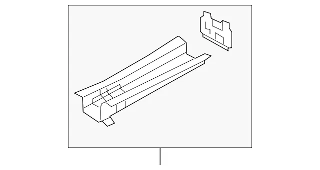 Rail End - Passenger Side (RH) - Mazda (TKY8-53-81X)