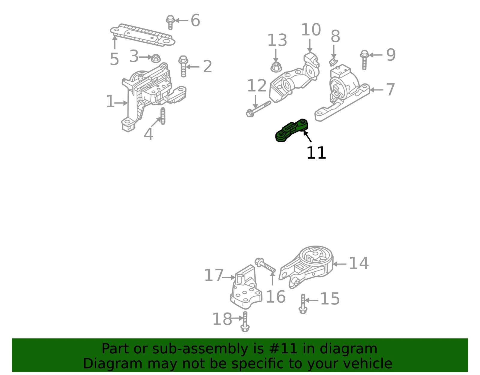 Mount Bracket - Mazda (VC67-39-091) - view 2