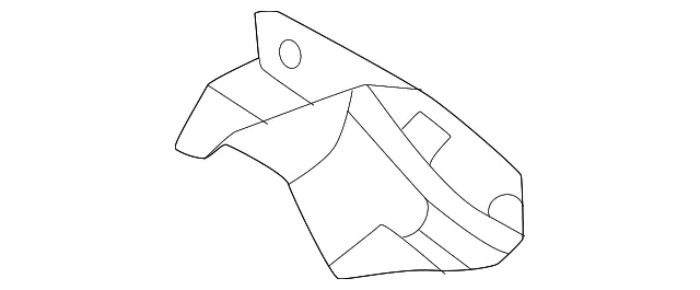 Frame Side Member Reinforcement Bracket - Mazda (VC67-53-7FZ)