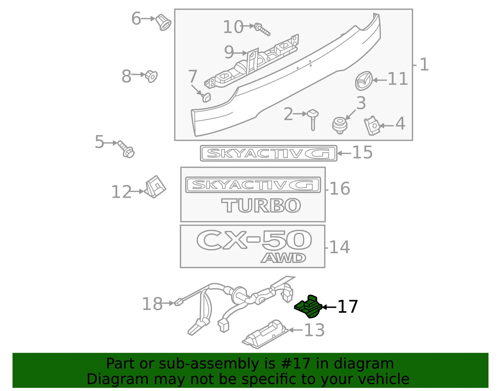Camera - Mazda (VC86-67-RC0) - view 2