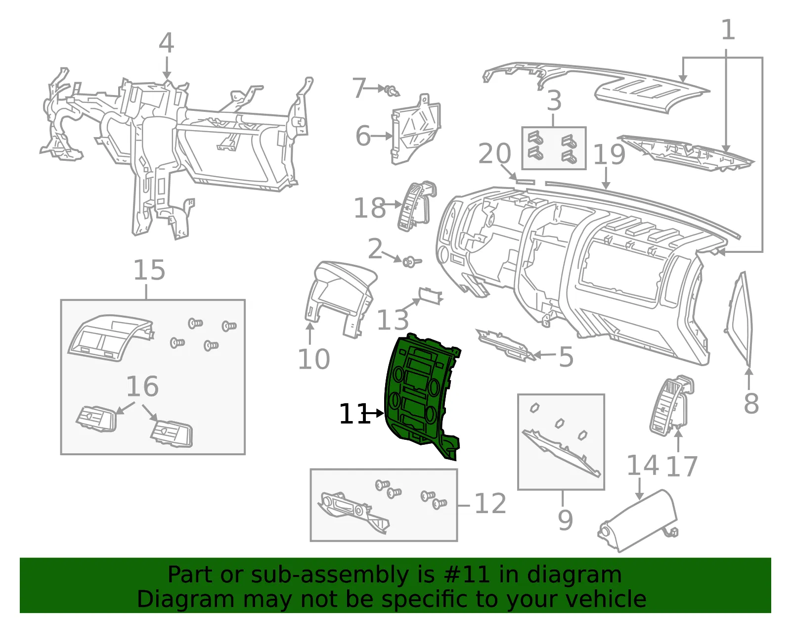 Panel Center - Mazda (zzcc5522070) - view 2
