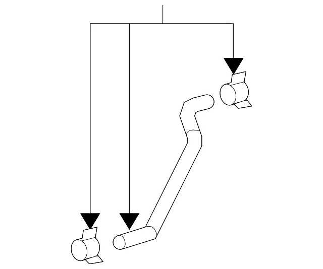 Hose Sub Tank - MAZDA (ZZC115381)