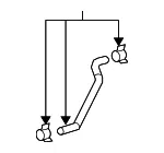 Hose Sub Tank - MAZDA (ZZC115381) - view 3