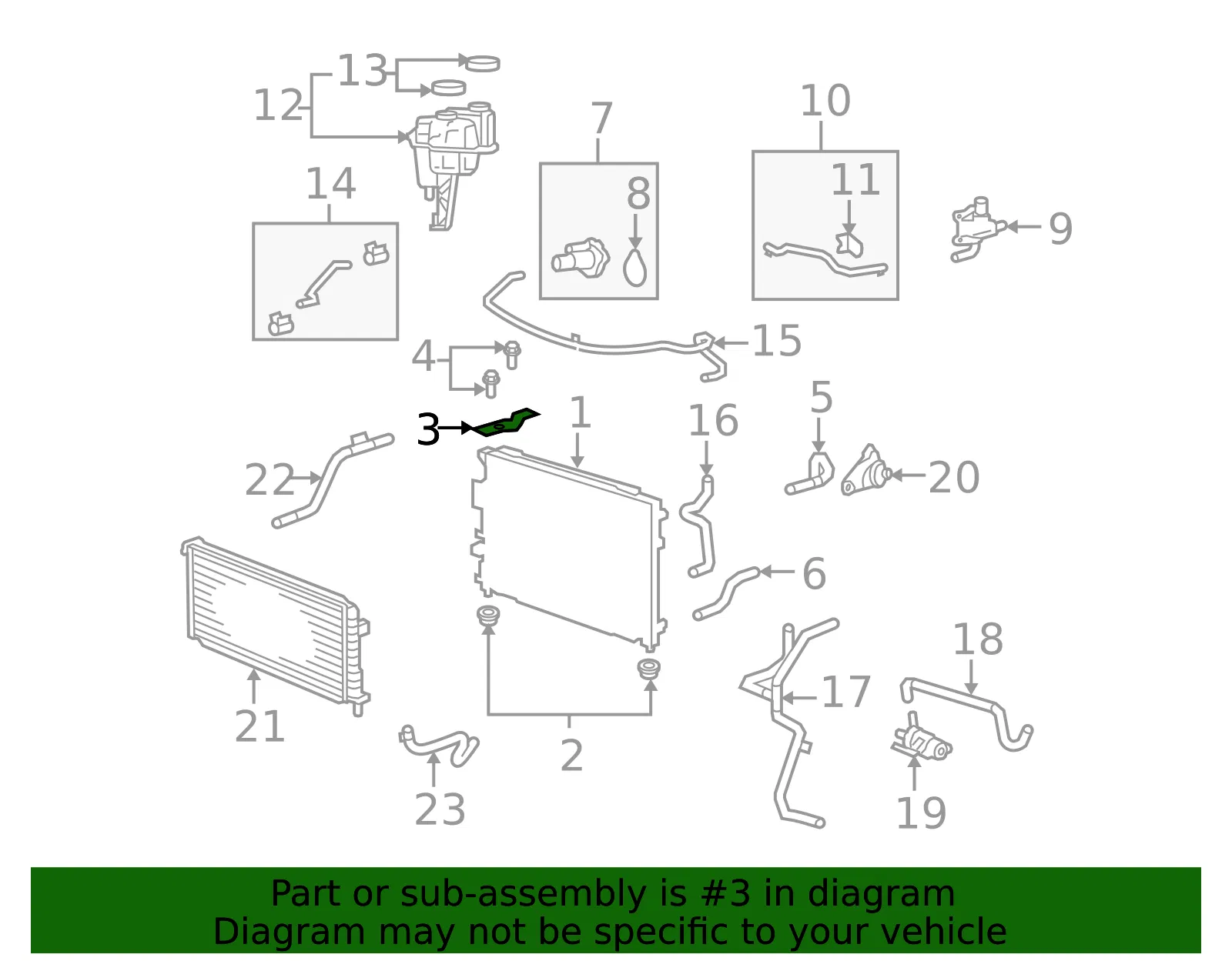 Mount Bracket - Driver's Side (LH) - Mazda (ZZCB-15-251) - view 2