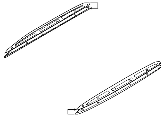 Cross Bar - Driver's Side (LH) - Mazda (ZZCA-51-T20A)