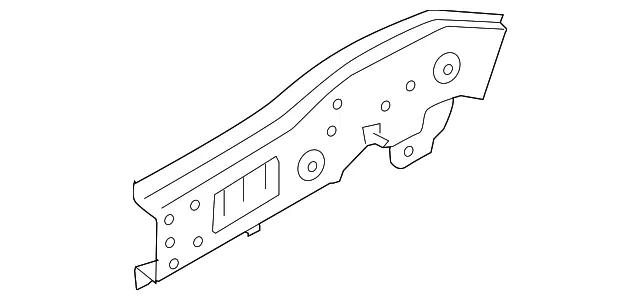 Inner Rail - Driver's Side (LH) - Mazda (ZZCA-54-320)
