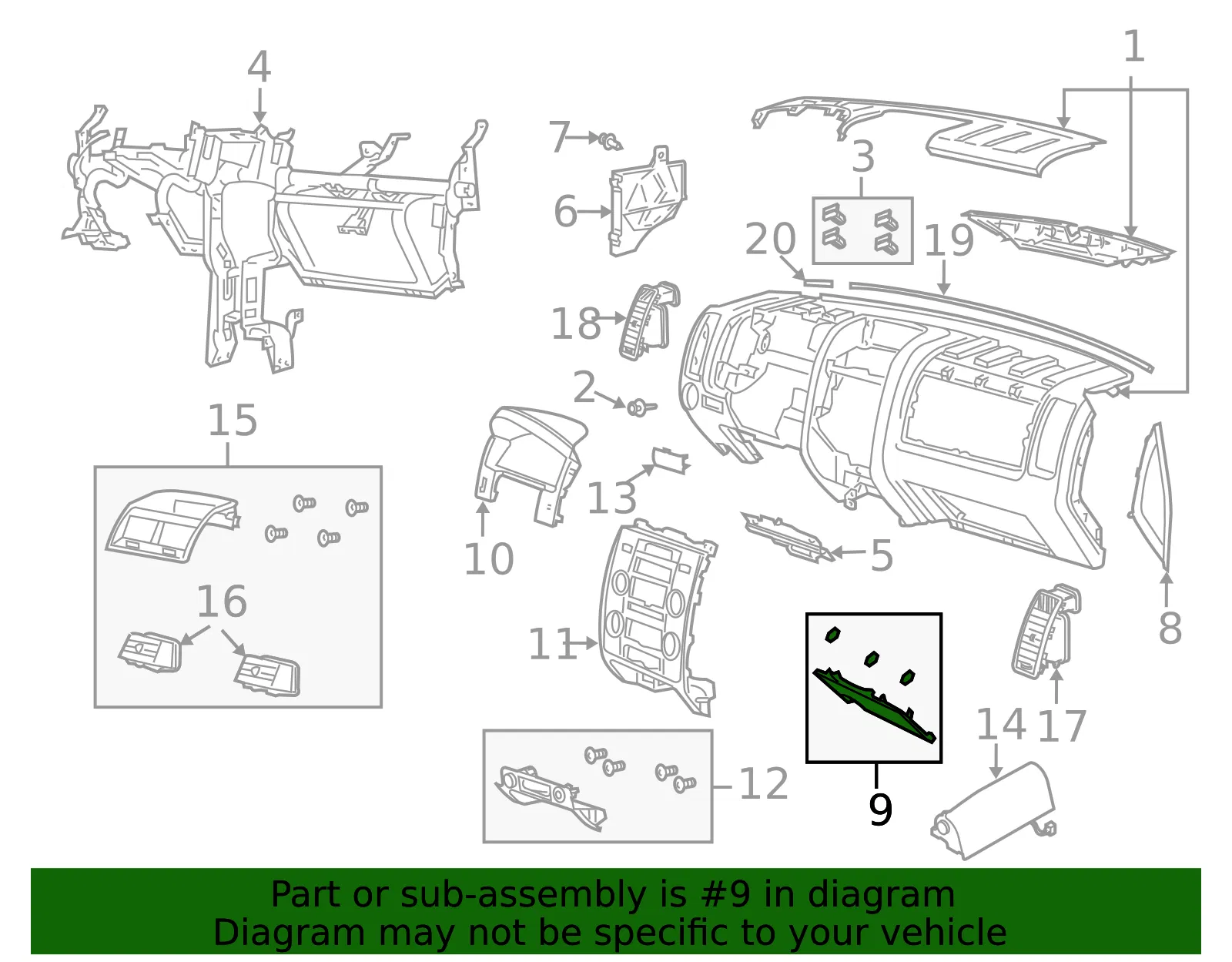 Panel Lwr - MAZDA (ZZCA6428003) - view 2
