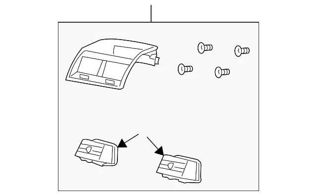 Panel C Ventilator - MAZDA (ZZCA6493170)