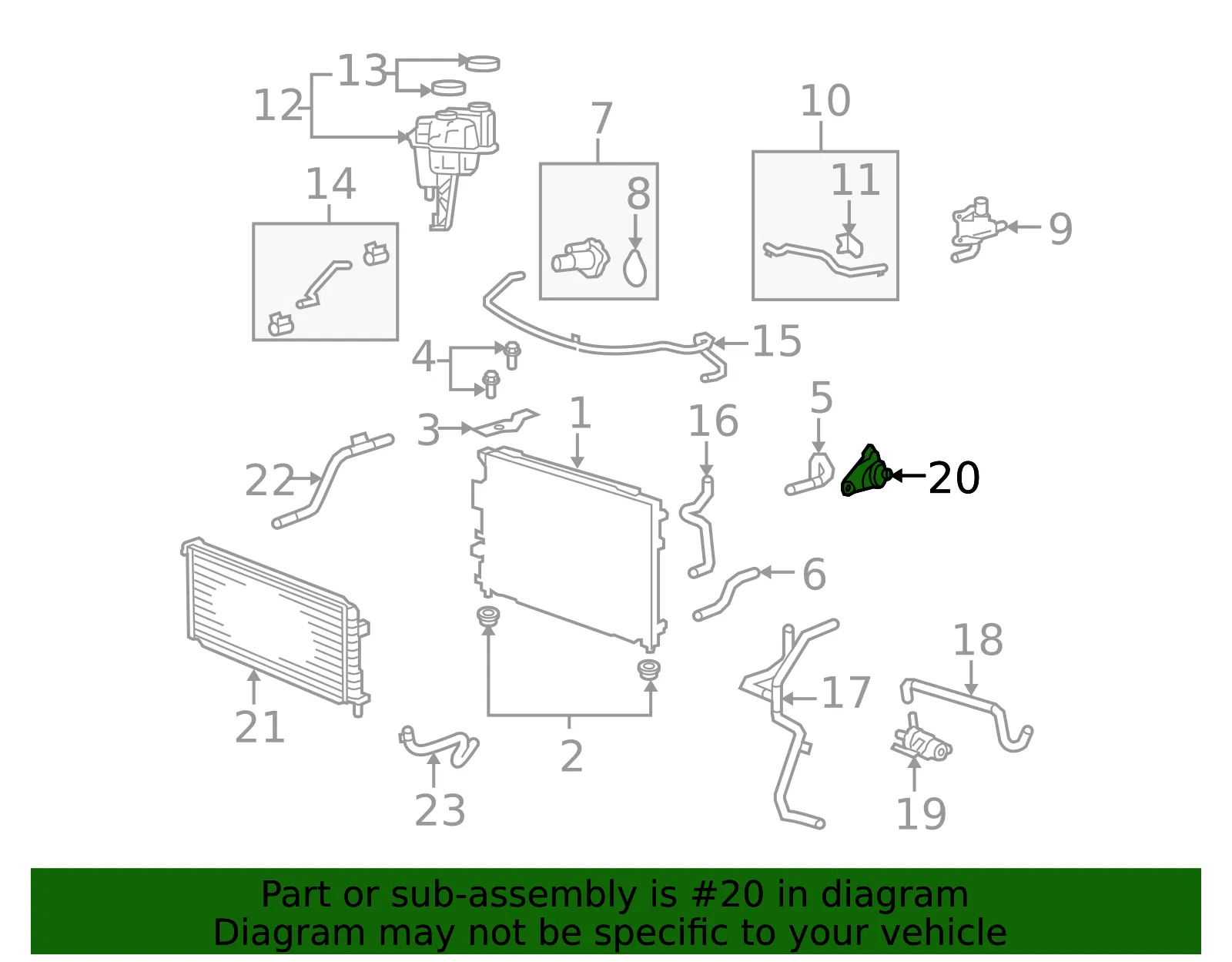 Pump Water - MAZDA (ZZCA76276) - view 2