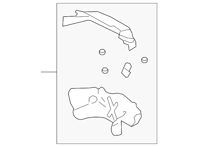 Protector - Passenger Side (RH) - Mazda (ZZD2-40-862)