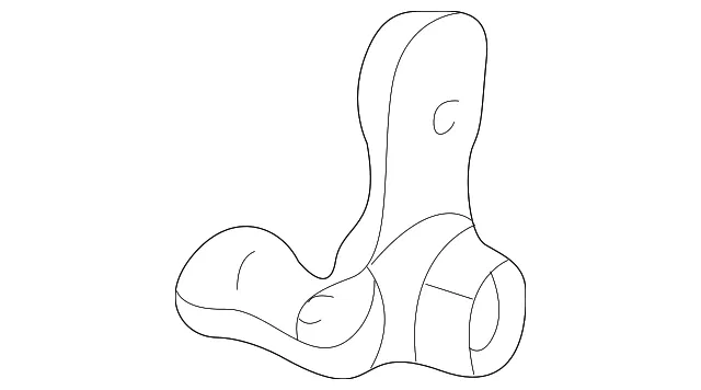 Retainer R Tailgate - Passenger Side (RH) - Mazda (ZZM0-65-423A)