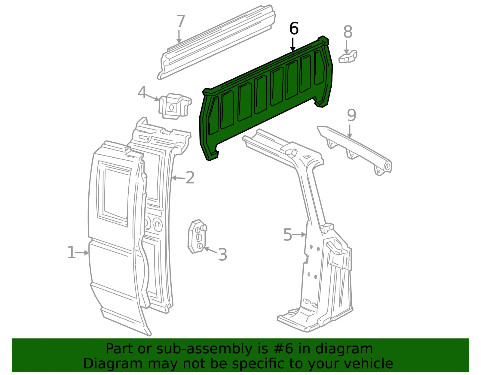 Panel Rr - MAZDA (ZZM153661) - view 2