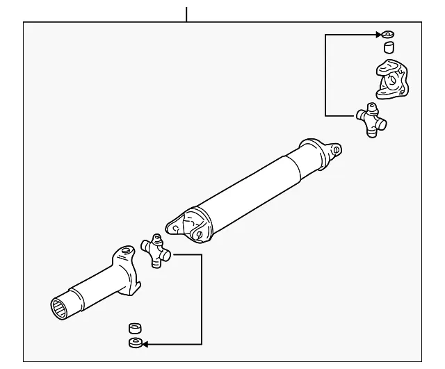 Shaft Propeller - MAZDA (ZZR225100)