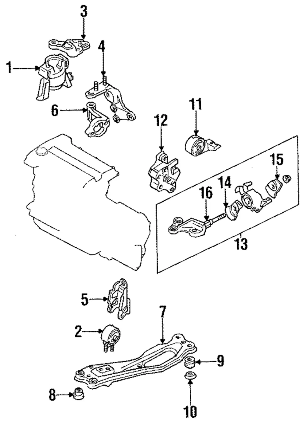 Rear Mount - Mazda (bc1e39040b)