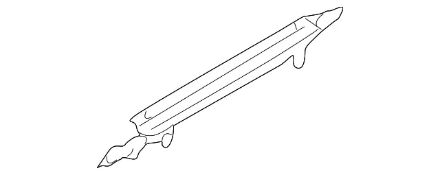 Rail Assembly Stay - Mazda (b25h51t13a)