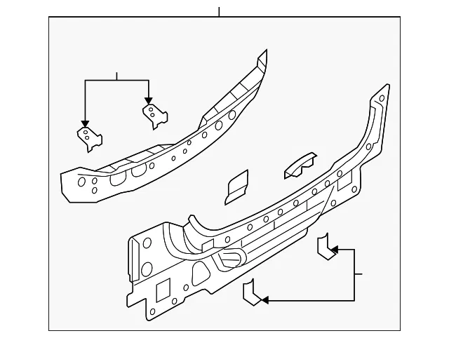 Rear Panel Assembly - Mazda (b33d70750g)