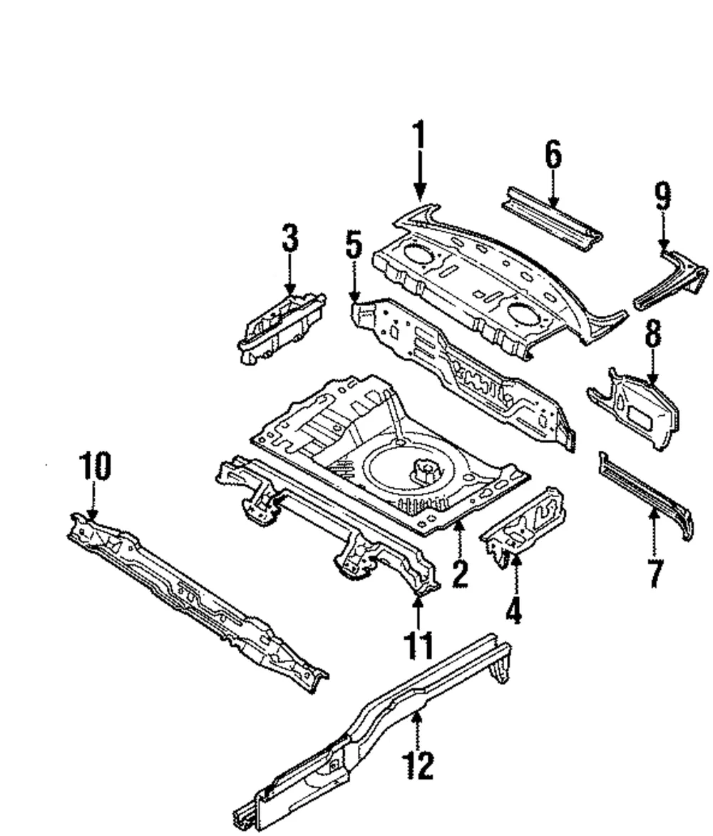 Cross-Member - Mazda (b45553930c)