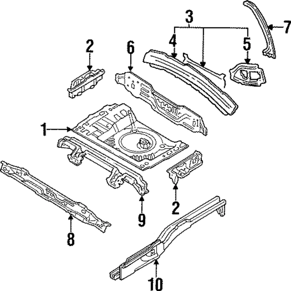 Rear Body Panel - Mazda (b46753940d)