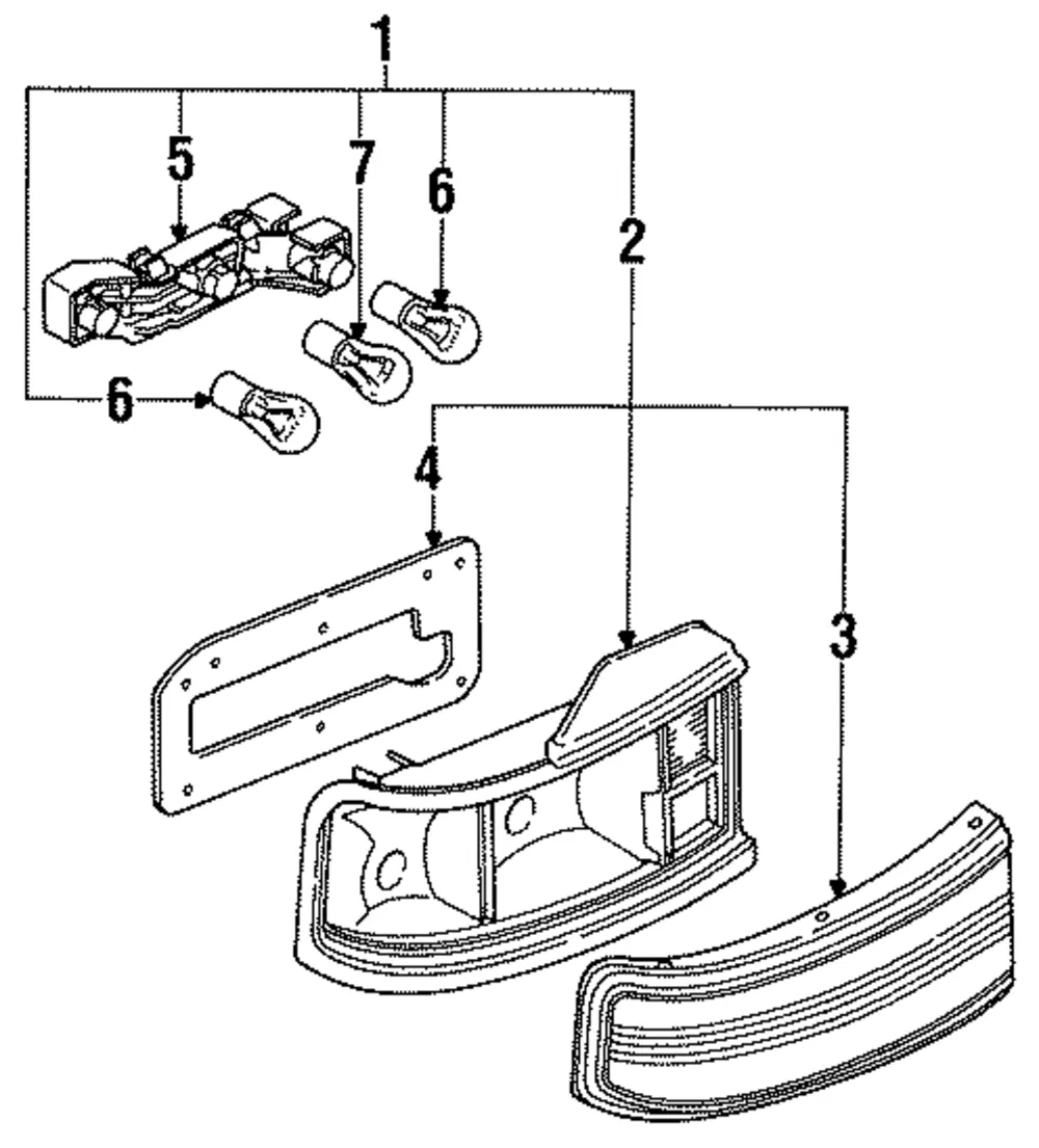 Lens Gasket - Mazda (b61751158)