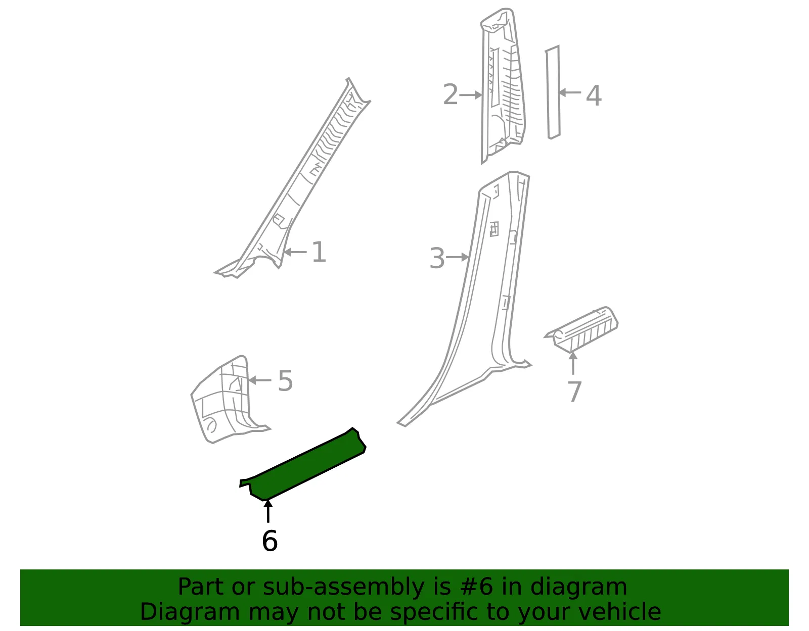 Plate R Front Scuff - MAZDA (BP4K68710G02) - view 2