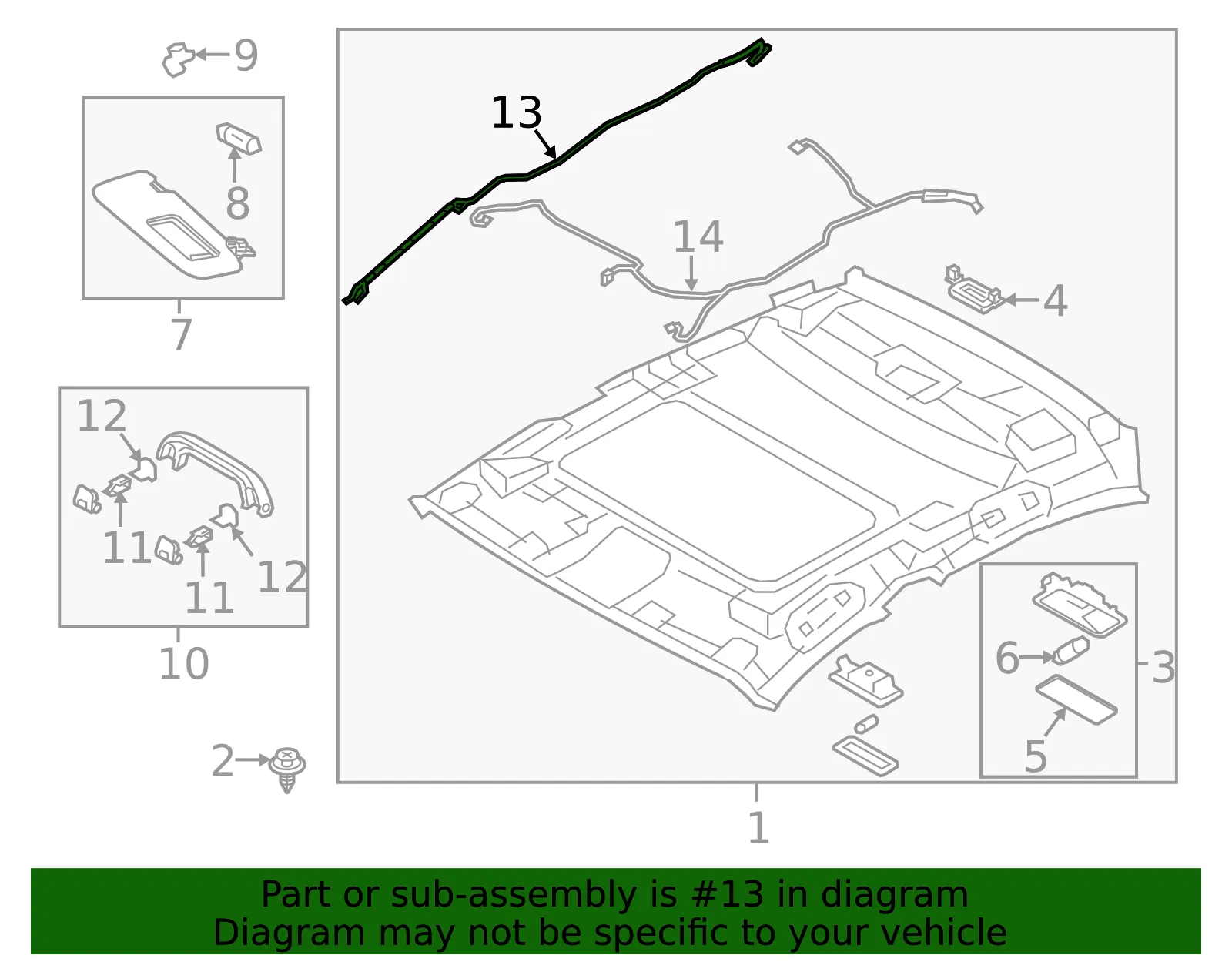 Antenna Cable - Mazda (babj66f40) - view 2