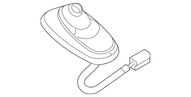 Radio Antenna Base - Mazda (bjt666930)