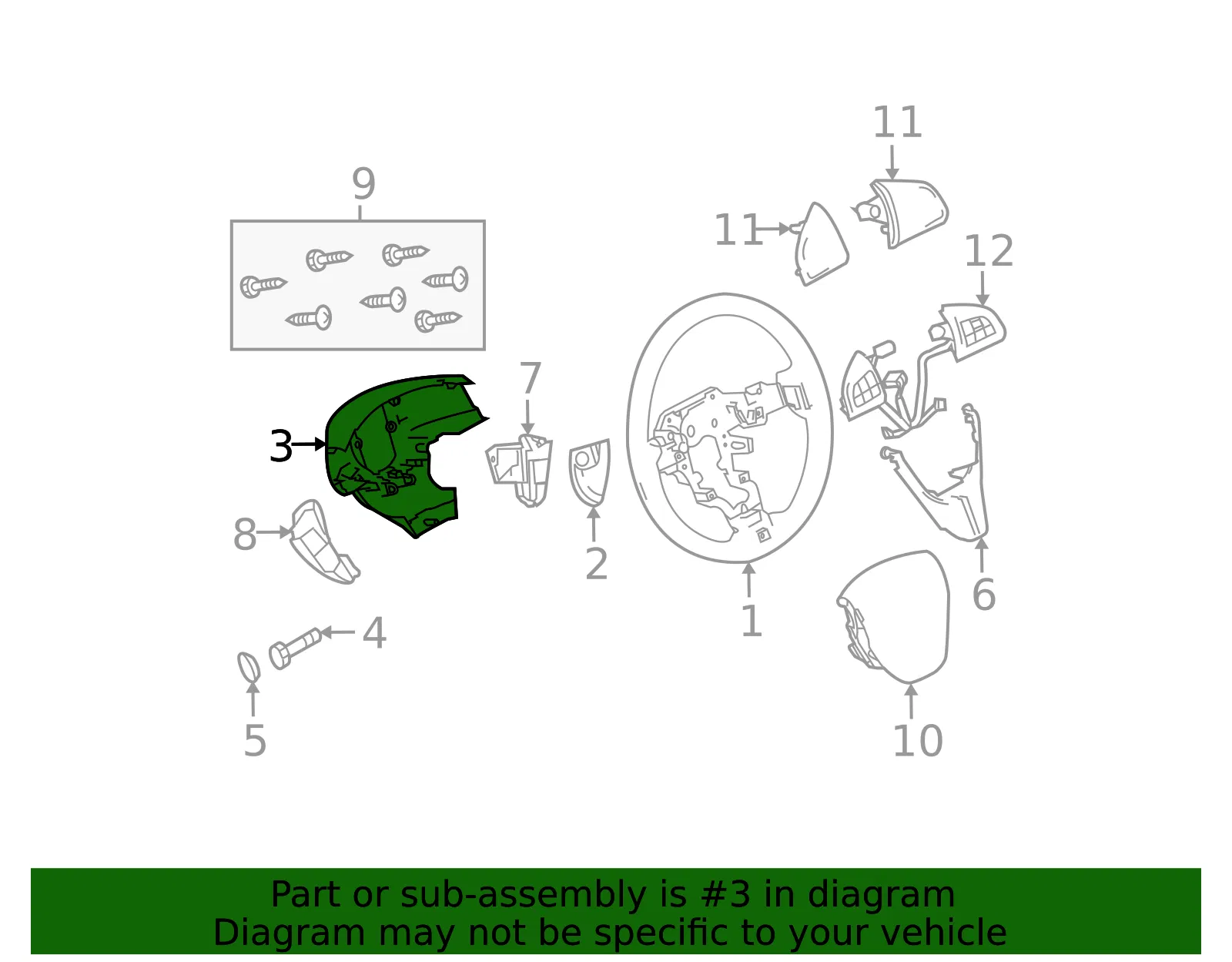 Lower Cover - Mazda (bbm23204902) - view 2