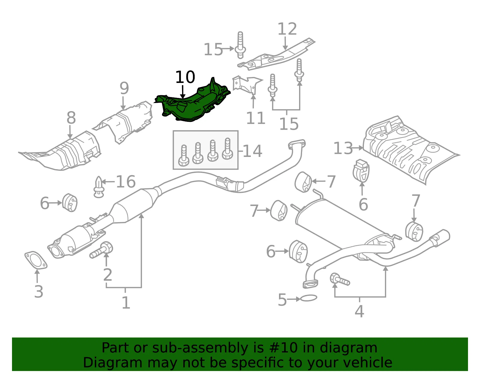 Heat Shield - Mazda (bbm456452) - view 2
