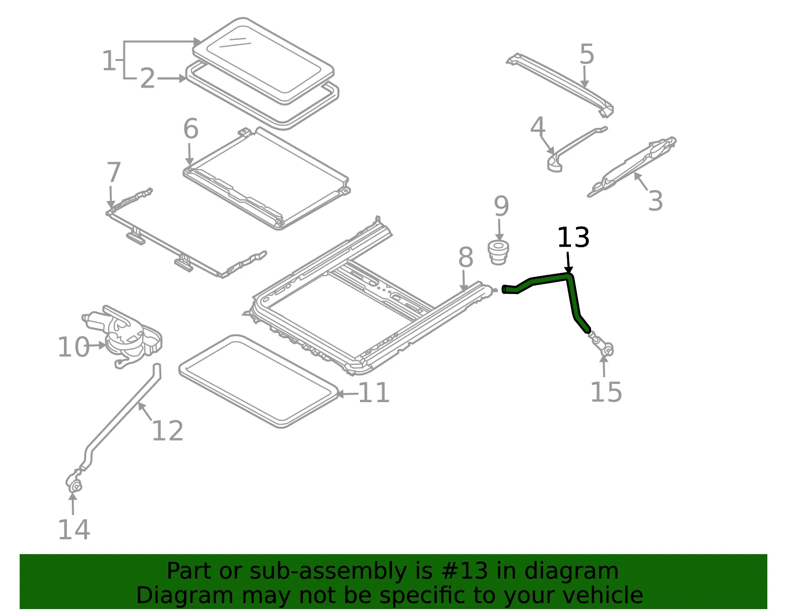 Drain Hose - Mazda (bbn269922a) - view 2