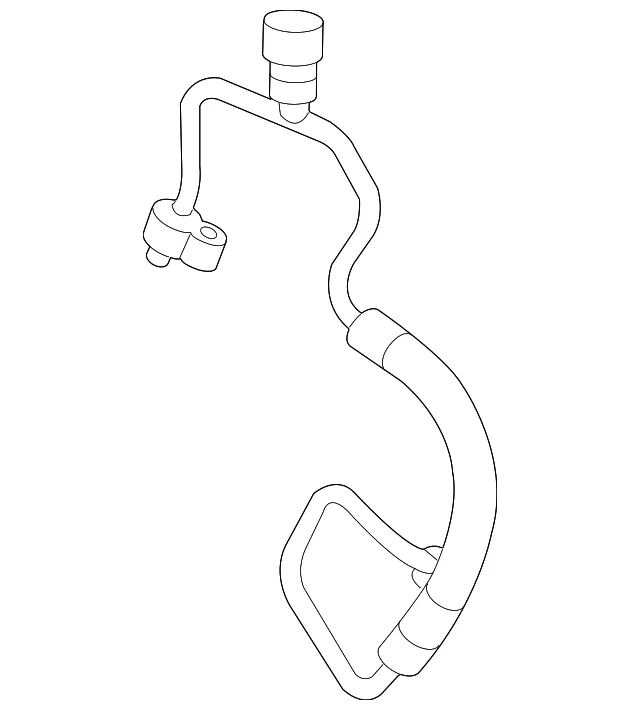 A/C Refrigerant Discharge Hose - Mazda (bbn261461b)