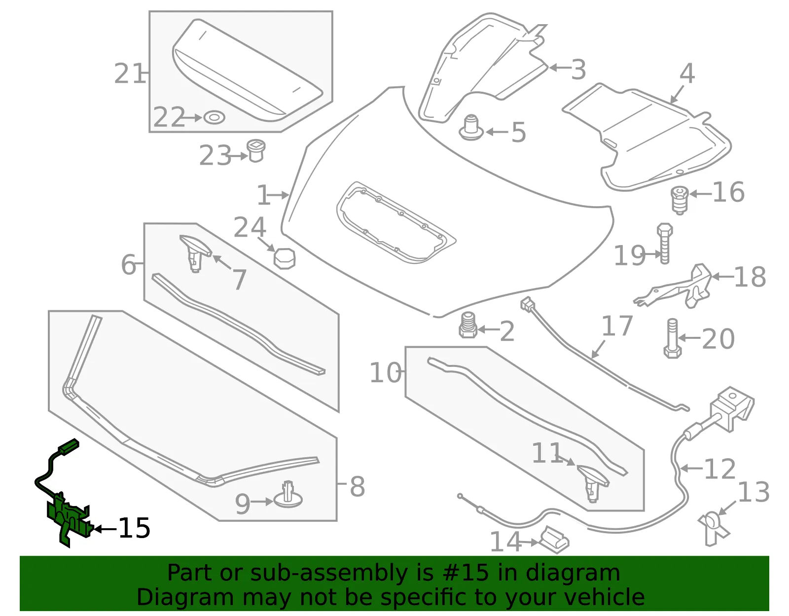 Lock Assembly - Mazda (bbn656620a) - view 2