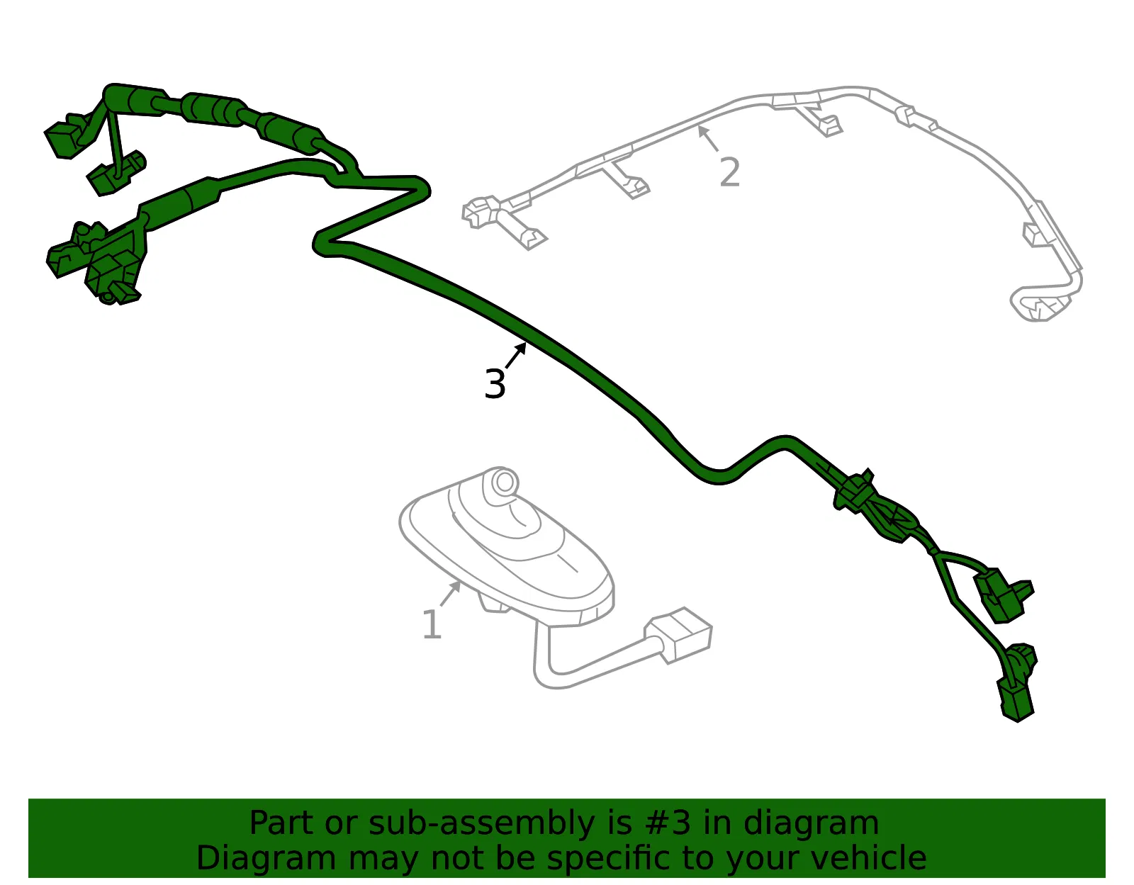 Antenna Cable - Mazda (BBN9-66-940A) - view 3