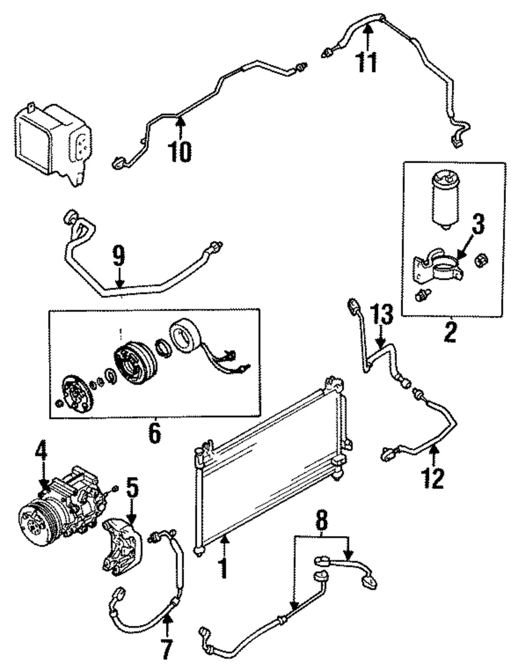 AC Line - Mazda (bc1m61469b)