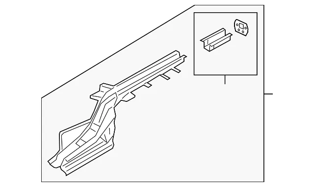 Rail Assembly - Mazda (bcjh54810e)