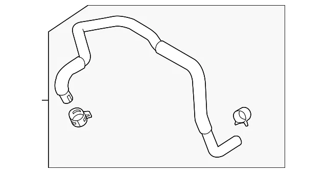 Booster Hose - Mazda (bdgf43640)